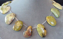 Load image into Gallery viewer, Natural Chartruese Turquoise Drop Bead Strand 103158F - PremiumBead Primary Image 1