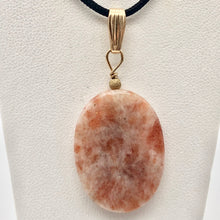 Load image into Gallery viewer, 14Kgf Sunstone 30x22mm Pendant 506515 - PremiumBead Alternate Image 4