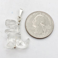 Load image into Gallery viewer, Quartz Dinosaur Tyrannosaurus Rex Sterling Silver Pendant | 1.5" (Long) | - PremiumBead Alternate Image 6