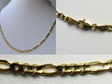 Load image into Gallery viewer, Italian! 10K Gold Figaro Link Chain 16" Necklace 10018A - PremiumBead Primary Image 1
