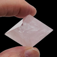 Load image into Gallery viewer, Rose Quartz Double Pyramid | 45x32mm | Pink | 1 Display Specimen