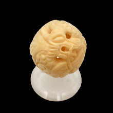 Load image into Gallery viewer, Chinese Zodiac Year of the Dragon WaterBuffalo Bone Bead| 30mm| Cream|| 1 Bead |