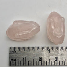 Load image into Gallery viewer, Hoppy Carved Rose Quartz Bunny Rabbit Figurine | 22x12x10m | Pink - PremiumBead Alternate Image 10