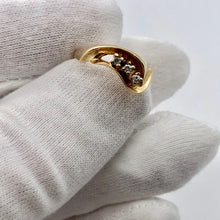 Load image into Gallery viewer, Natural Diamonds Solid 14K Yellow Gold Ring Size 6 3/4 9982AL - PremiumBead Alternate Image 8