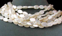 Load image into Gallery viewer, Natural Mother of Pearl Shell 12x8mm Oval Bead Strand 104367 - PremiumBead Alternate Image 2