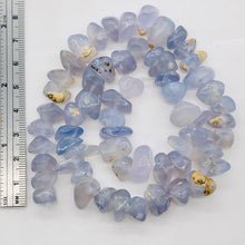 Load image into Gallery viewer, Oregon Holly Blue Chalcedony Agate 74 Gram Nugget| 10X10X8 15X10X8 |Blue 60 Bead