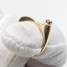 Load image into Gallery viewer, Natural Diamond Solid 14K Yellow Gold Pinky Ring Size 4 1/2 9982Am - PremiumBead Alternate Image 10