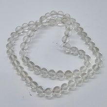 Load image into Gallery viewer, Quartz Crystal Polished Round Beads | 6mm | Clear | 65 Bead 16" Strand |