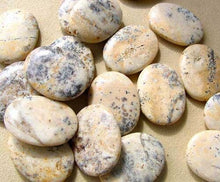 Load image into Gallery viewer, 1 Dendritic Plume Agate Flat Oval 30x40mm Pendant Bead 7578A - PremiumBead Primary Image 1