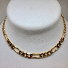 Load image into Gallery viewer, Italian Vermeil 6.5mm Figaro Chain 18&quot; Necklace (26 Grams) 10023A - PremiumBead Primary Image 1
