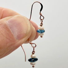 Load image into Gallery viewer, London Blue Topaz 14K Rose Gold Filled Drop | 2 | Blue | 1 Earrings |