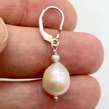 Load image into Gallery viewer, Gorgeous Natural Pearl Solid Sterling Silver Earrings - PremiumBead Alternate Image 7