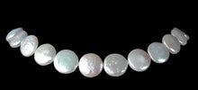 Load image into Gallery viewer, Glam Graduated White Coin FW Pearl Strand 4760