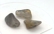 Load and play video in Gallery viewer, Rutilated Smoky Quartz Centerpiece Beads | 30x14x9mm to 18x15x9mm | 3 beads |
