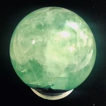 Load image into Gallery viewer, Fluorite Scry Sphere Round | 2" | Green/Red | 1 Sphere