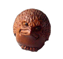 Load image into Gallery viewer, Chirp Carved & Signed Boxwood Baby Bird Ojime/Netsuke Bead