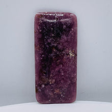 Load image into Gallery viewer, Madagascar Lepidolite Rectangular Stone | 65x30x6mm | Purple lilac | 1 Bead |