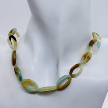 Load image into Gallery viewer, 6 Picture Frame Amazonite 20mm Oval Beads 9368C