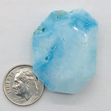 Load image into Gallery viewer, 80cts Druzy Natural Hemimorphite Pendant Bead | Blue | 36x27x9mm | 1 Bead |