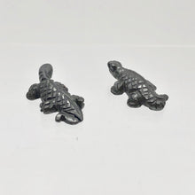 Load image into Gallery viewer, 2 Carved Shiny Hematite Lizard Beads | 26x14x7mm | Graphite - PremiumBead Alternate Image 6