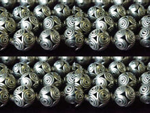 Load image into Gallery viewer, 2 Hand Made Sterling Silver Celtic Life Spiral Triskillion Beads 001718 - PremiumBead Alternate Image 3