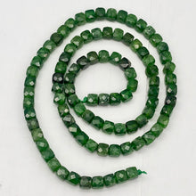 Load image into Gallery viewer, Chrome Diopside Cube Beads | 4mm | Green | 8 Bead(s)