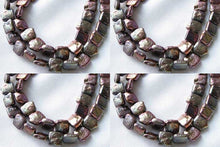 Load image into Gallery viewer, 5 Beads of Peacock Bronze Square Coin FW Pearls 009454 - PremiumBead Primary Image 1