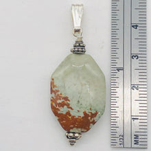 Load image into Gallery viewer, Owyhee Jasper Sterling Silver Drop Pendant | 1 3/4" Long| Gray/Brown| 1 Pendant|