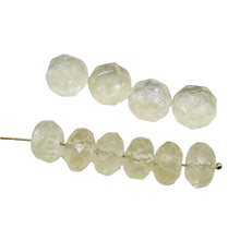 Load image into Gallery viewer, Rare Yellow Calcite Faceted Roundel Beads Strand | 10x5mm | 65 Beads |