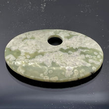 Load image into Gallery viewer, Harmony Stone Oval Centerpiece Bead - Snowy Forests | 63x45x8mm | 1 Bead |