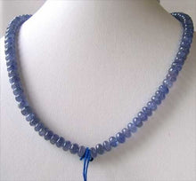 Load image into Gallery viewer, 242cts Rare Tanzanite Roundel Bead 20 inch Strand 110387B - PremiumBead Alternate Image 3