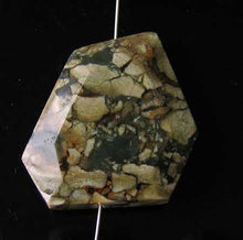 Load image into Gallery viewer, Designer Rainforest Jasper Rhyolite Pendant Bead 9655BJ - PremiumBead Primary Image 1