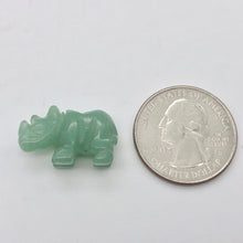 Load image into Gallery viewer, 2 Aventurine Hand Carved Rhinoceros Beads, 21x13x8mm, Green | 21x13x8mm | Green - PremiumBead Alternate Image 4
