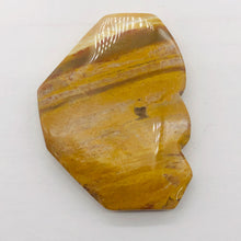 Load image into Gallery viewer, Fossilized Wood Irregular Flat Briolette | 46x36x7mm | Tan/White| 1 Pendant Bead