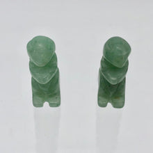 Load image into Gallery viewer, Hand Carved Aventurine Tyrannosaurus Rex Figurine | 20x15x7mm | Green - PremiumBead Alternate Image 6