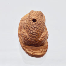 Load image into Gallery viewer, Intricately Carved Froggie Slipper Ojime/Netsuke Bead - PremiumBead Alternate Image 9