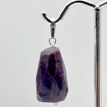 Load image into Gallery viewer, Very Rare! Purple Faceted Sugilite Sterling Silver Pendant! | 1 3/8" Long |