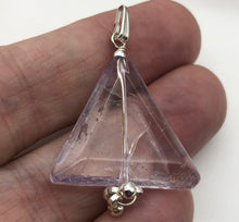 Load image into Gallery viewer, Alluring Amethyst Sterling Silver Semi Precious Gemstone Pendant | 1 3/4" long | - PremiumBead Alternate Image 3