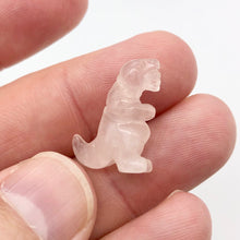 Load image into Gallery viewer, T-Rex Dinosaur 2 Rose Quartz Tyrannosaurus Rex Beads | 20x18x8mm | Pink - PremiumBead Alternate Image 4