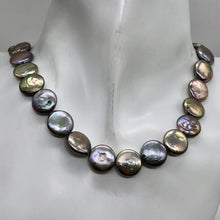 Load image into Gallery viewer, Shimmer Silvery Platinum FW Coin Pearl Strand 109447