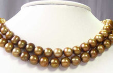 Load image into Gallery viewer, Dark Champagne 8.5mm to 10mm Pearl 16 inch Strand 109047 - PremiumBead Alternate Image 2