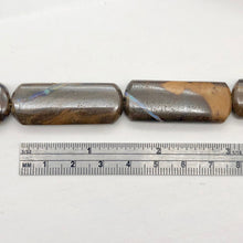 Load image into Gallery viewer, Rivers of Fire! Boulder Opal Rectangular Bead Strand | 40x15x7mm | 10 Beads | - PremiumBead Alternate Image 4
