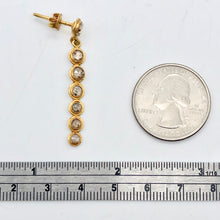 Load image into Gallery viewer, Solid 18K Natural, Untreated 14 Mine-Cut Or Rose Cut Diamond Earrings 6523 - PremiumBead Alternate Image 5