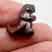 Load image into Gallery viewer, Brecciated Jasper Tyrannosaurus Rex Figurine/Worry | 21x18.5x8mm | Red