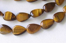 Load image into Gallery viewer, Shimmering Ten Tigereye 15x10mm Teardrop Beads 10242 - PremiumBead Primary Image 1