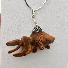 Load image into Gallery viewer, Carved & Signed Pisces Koi Fish Boxwood Ojime/Netsuke Pendant - PremiumBead Alternate Image 7