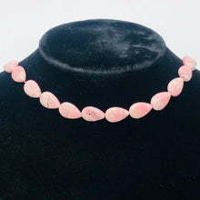 Load image into Gallery viewer, Sweet Pink Rhodochrosite 15x10mm Teardrop Bead Strand