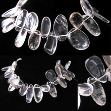 Load image into Gallery viewer, Designer Pebble Briolette Quartz Bead Strand 110416D - PremiumBead Primary Image 1