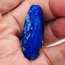 Load image into Gallery viewer, Lapis, Designer Cut 105ct Pendant Bead | 43x21x16mm | Blue | 1 Bead |