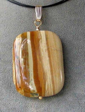 Load image into Gallery viewer, Desert Scene!! Owyhee Jasper & 14K Gf Pendant! 6735B - PremiumBead Alternate Image 3